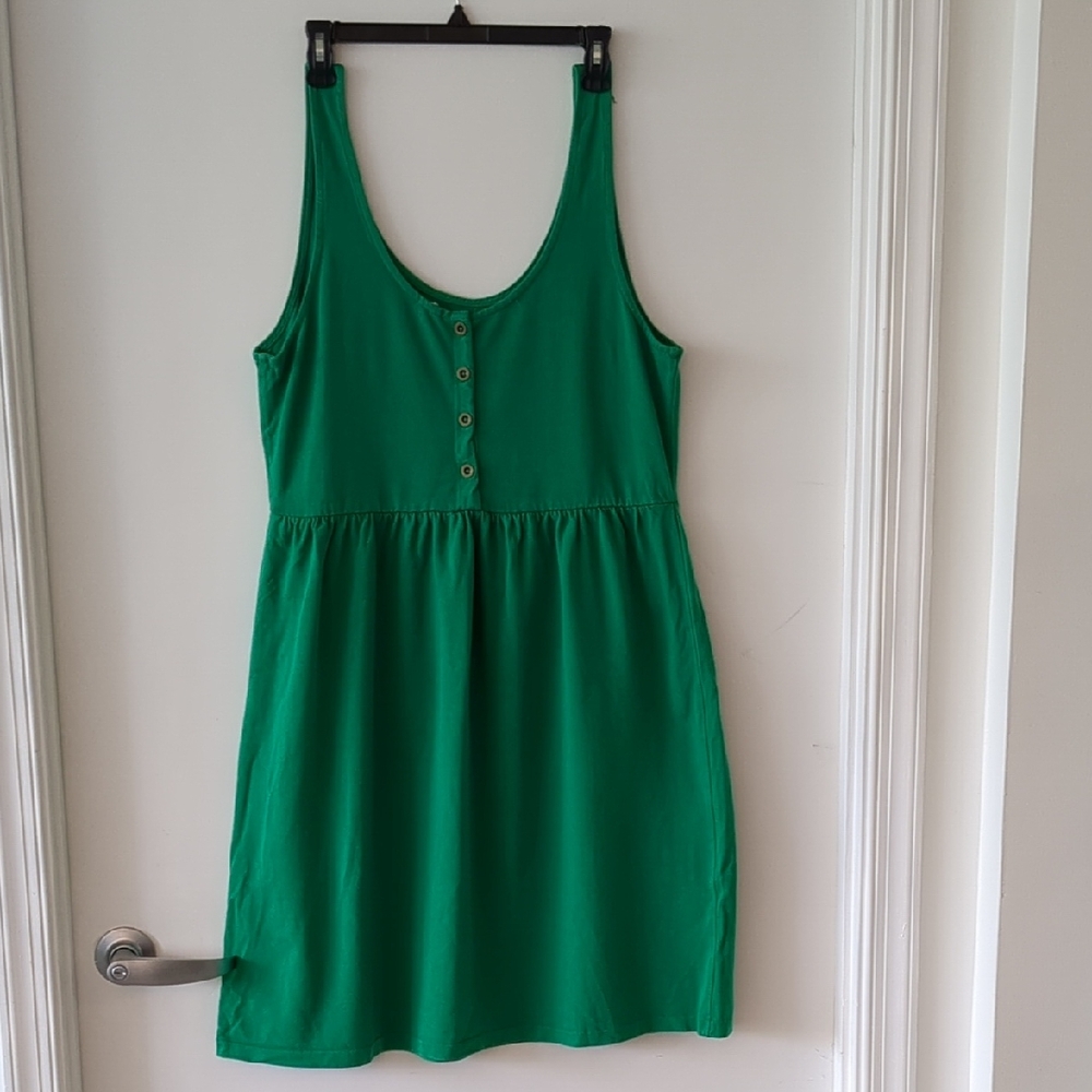 J. Crew Sleeveless Mini Dress in Bright Green
